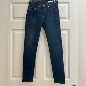 Rag and Bone Care mid rise ankle skinny 25 NEW